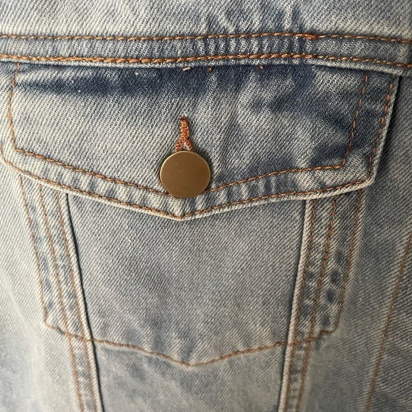 FRIENDS: Denim Jean Vest You're My Lobster Unisex Adult Size Large - Picture 4 of 8